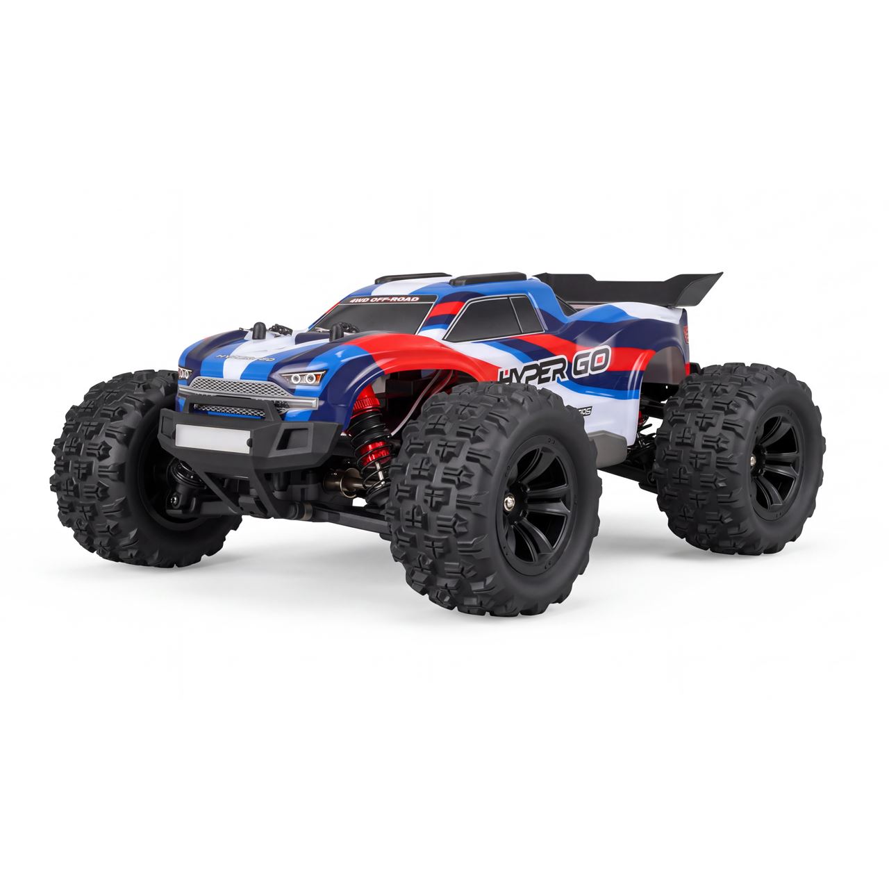 Amewi AMEWI Hyper Go Truggy V2 brushless 4WD 1:16 RTR blau/rot