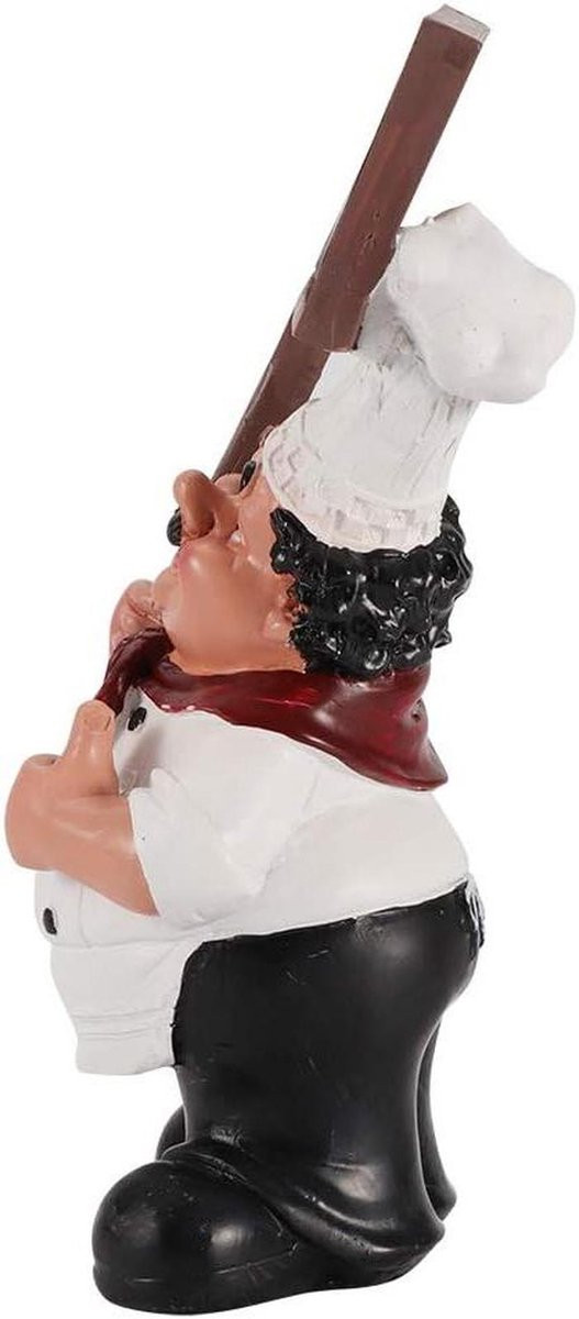Veelkleurige decoratieve keukenbeeldjes met milieuvriendelijke verf, Hoogte: 20 cm