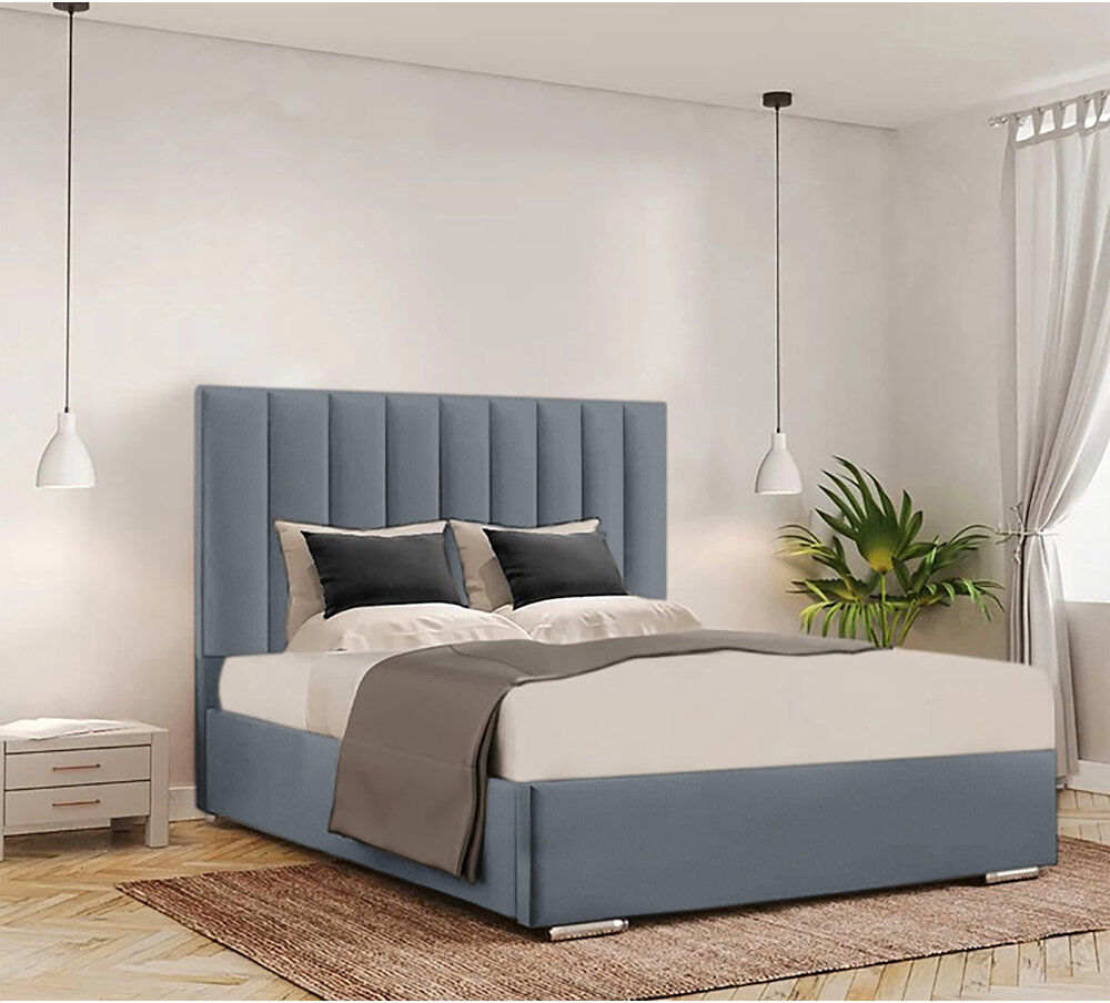 Ivy Bronx Caylob Upholstered Bed Charcoal Small Double