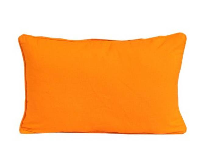 Homescapes Kussen, 100% katoen, oranje