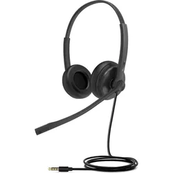 Yealink 1308033 - Headset UH34 SE Dual Teams (Kabelgebunden, Microsoft Teams), Office Headset, Schwarz