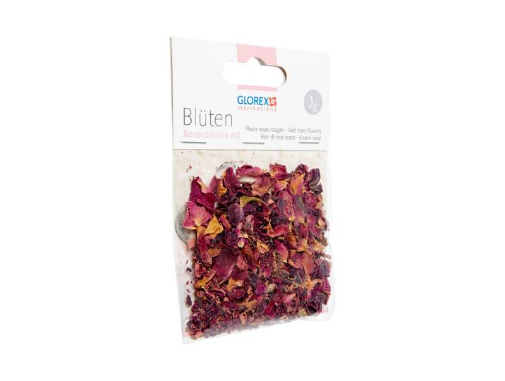 Glorex Rosenblüten Rot 3 g