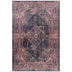 Teppich Flur Orient-Design Elegant Waschbar Strapazierfähig Schlafzimmer Schadstoffgeprüft Läufer Rot 80x250 cm – PIZOL von Kadima Design