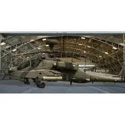 Scheurich Garagentorplane  Military Helicopter, für Großraumgaragen ab 3900 mm Breite