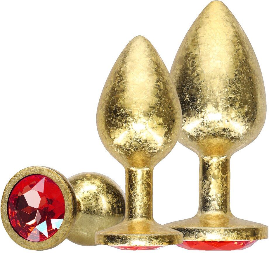Ouch Kit Metal Anal Plug - Milan Collection - Gold