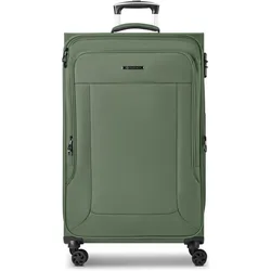 Franky Melbourne 3.0 4-Rollen Trolley 79 cm mit Dehnfalte, Koffer, Grün