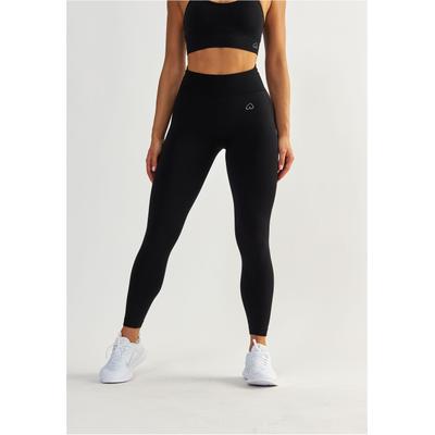 Trainingstights BESHAPED "Opschieten", Damen, Gr. M, US-Größen, schwarz, 90% Nylon, 10% Elasthan, unifarben, lang, Hosen, mit hoher Elastizität