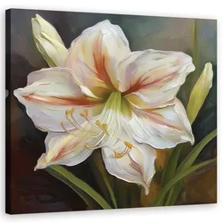WANDBILD blume lilie botanicals