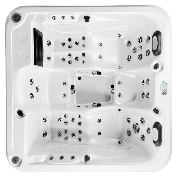 Whirlwanne Whirlpool Relaxpool Outdoor-Spa Massagebad Hot Tub 200x200 cm