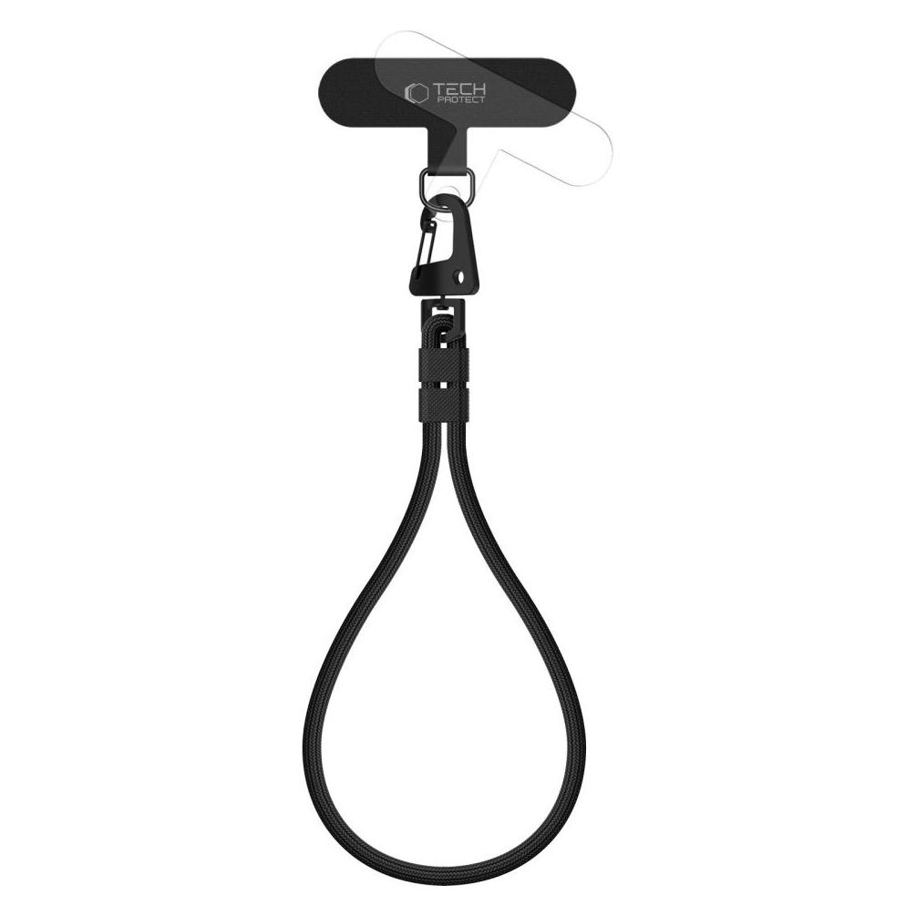 Tech-Protect C8s Seil-Handgelenkschlaufe Schwarz (5906302363384)