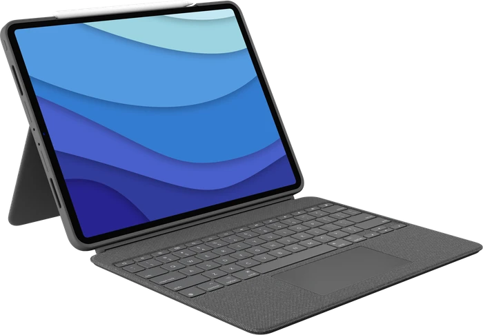 Logitech Combo Touch für iPad Pro 12,9" (5. Generation), grau - US INTL