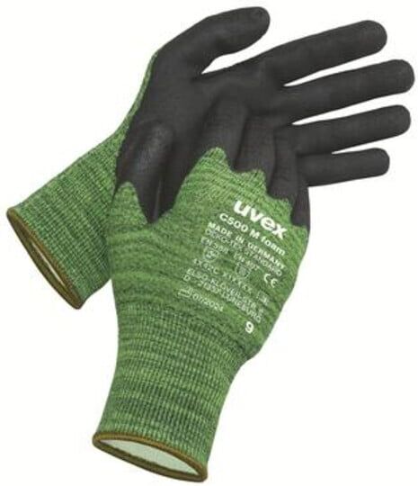 uvex Schnittschutzhandschuhe uvex bamboo Twinflex, High Performance Elastomer (HPE), SoftGrip-Foam-Beschichtung, Größe 9 (6049809)