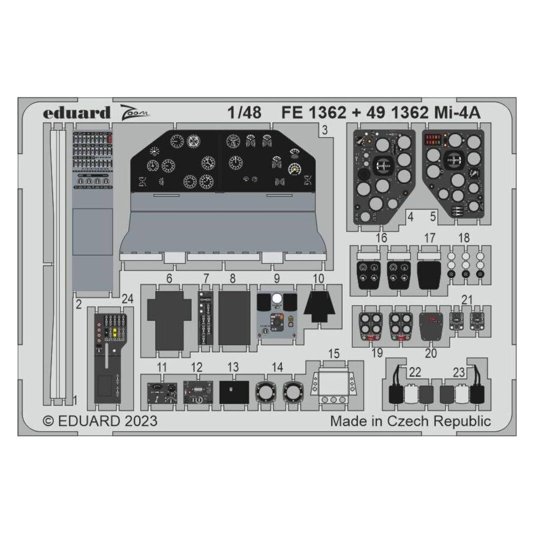 Eduard Mi-4A 1/48 TRUMPETER (491362)