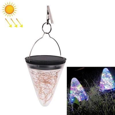 Snug & Styled Solar Hanging Star Light Outdoor Waterproof Garden Lantern colorful Light