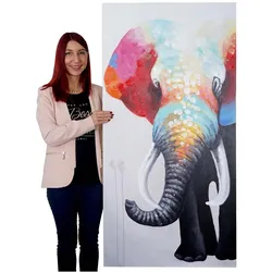 MCW, Bilder, Wandbild Elefant II (70 x 140 cm)