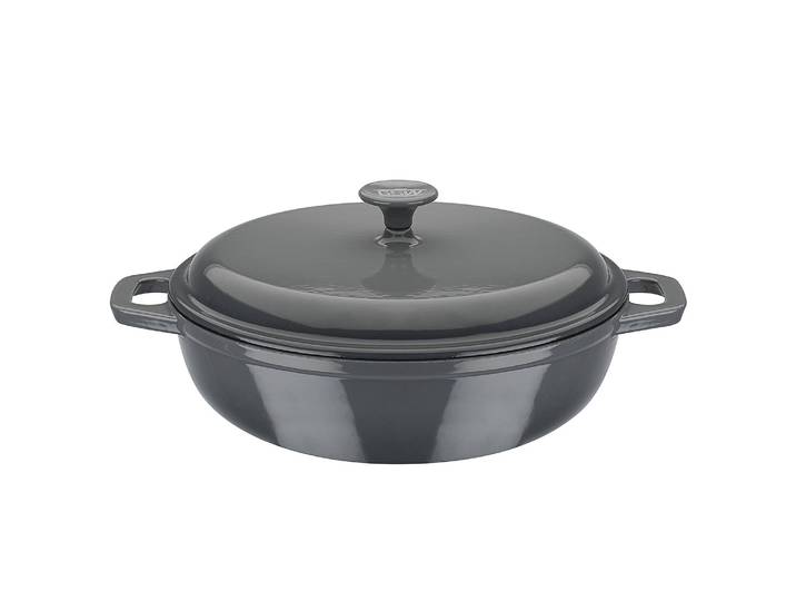 Schmortopf 35 x 15 x 34cm Grau/Grau