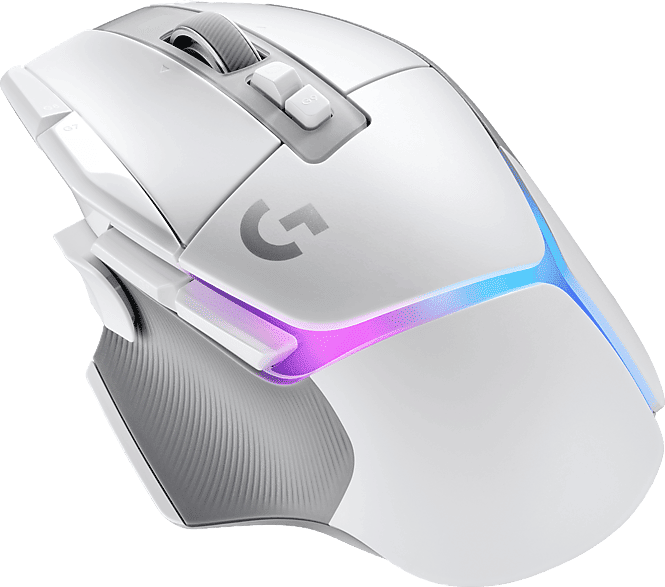 REACONDICIONADO Seminuevo Excelente Ratón gaming - Logitech G G502 X Plus, Inalámbrico, Lightspeed, RGB Lightsync, 25.600 ppp, DPI ajustable, Blanco
