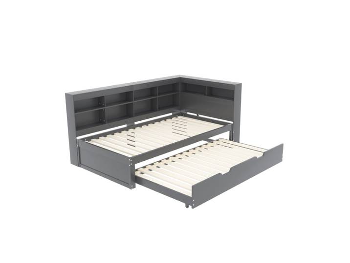 Lit multifonction bris 90 x 200 cm avec usb