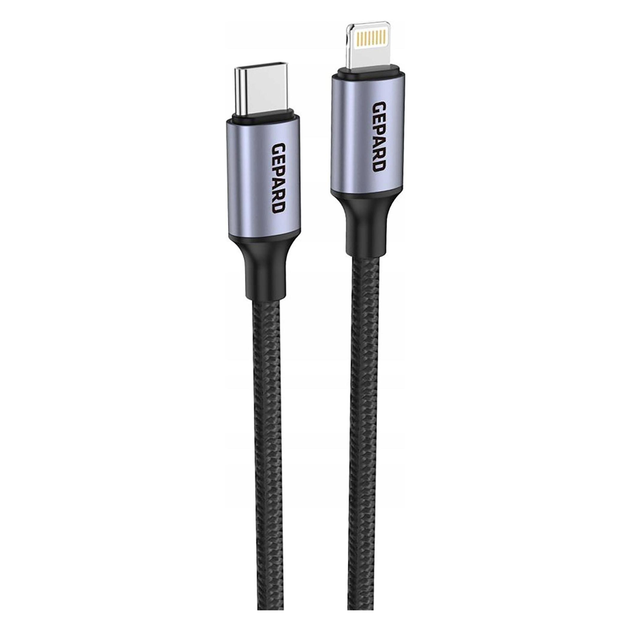 Gepard USB-C - Lightning PD20W Metallkopfkabel 1,2 m (1.20 m, 20 W) (GEP CABCLMH1)