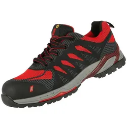 AS Arbeitsschutz S1P Sicherheitshalbschuhe Nitras Pro Step | Gr. 36 | Textil | rot