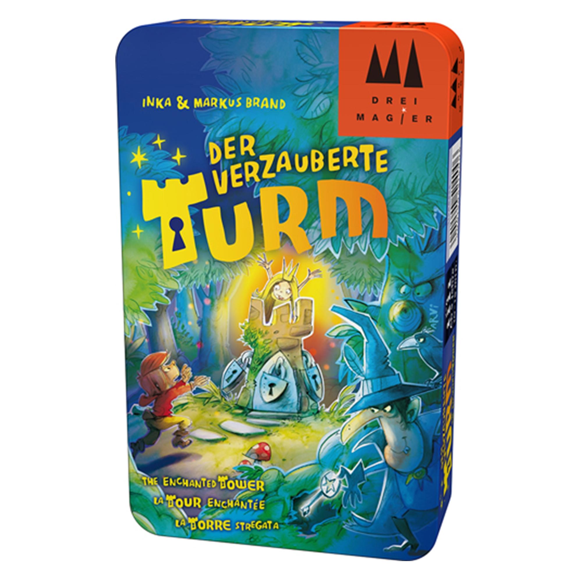 Schmidt Spiele Der verzauberte Turm (Metalldose) (Deutsch, Englisch, Französisch, 2 - 4 Spieler) (51400)