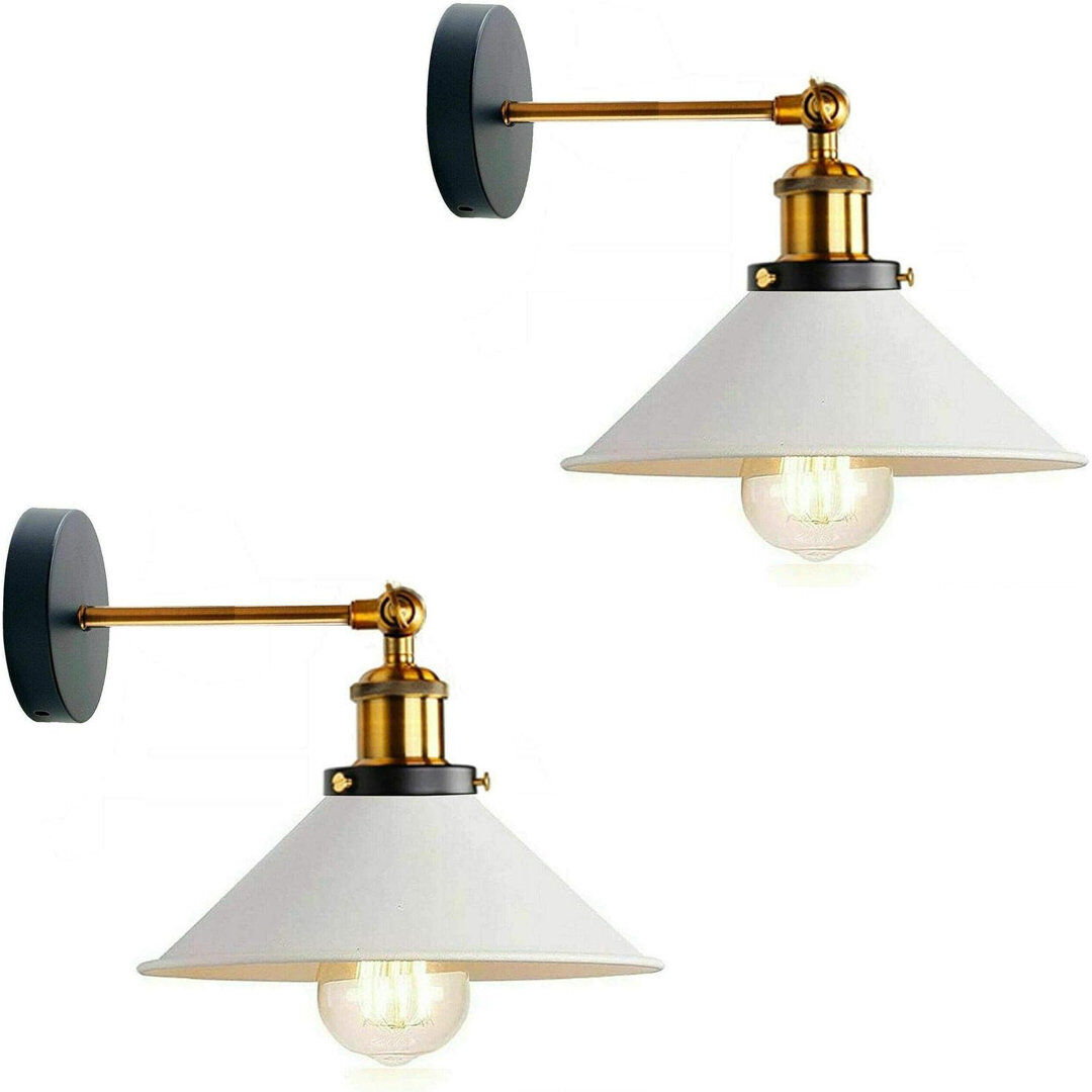 Trent Austin Design Armed Sconce White 16cm H X 22cm W X 17.5cm D