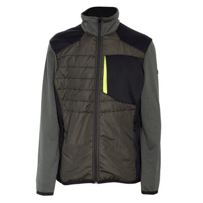 Outdoorjacke UNCLE SAM "Sam Hybrid", Herren, Gr. 3XL, grün (dunkelgrün lime), Obermaterial: 100% Polyamid PA., Jacken Outdoorjacke