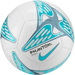 NIKE Phantom Fußball Freizeitball 106 - white/smokey blue/off white/dusty cactus 5