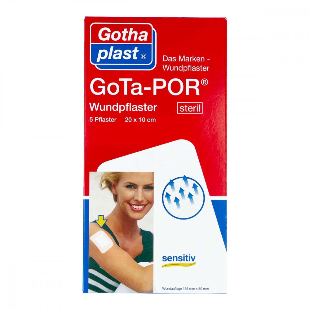 Gothaplast GmbH Gota-por Wundpflaster steril 100x200 mm 10124909