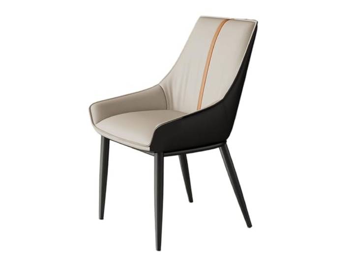 Xumh2024-3 Küchenstuhl Moderne Esszimmerstühle, Bequeme mit dicken Kissen, Mid Century Modern Küchenstühle(Beige)