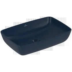 Villeroy & Boch Artis Aufsatzwaschbecken, rechteckig, ohne Überlauf, 580x385mm, 417258R6, Farbe: Nightfall CeramicPlus