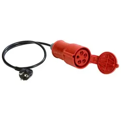 Messadapter 32 A CEE 5-polig. Für dreiphasige Verbraucher. Passiv-Messung. Rpe. Riso. Iea