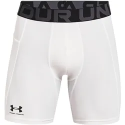 Under Armour, Unisex, Funktionsunterhose, Heatgear Short (XL), Weiss