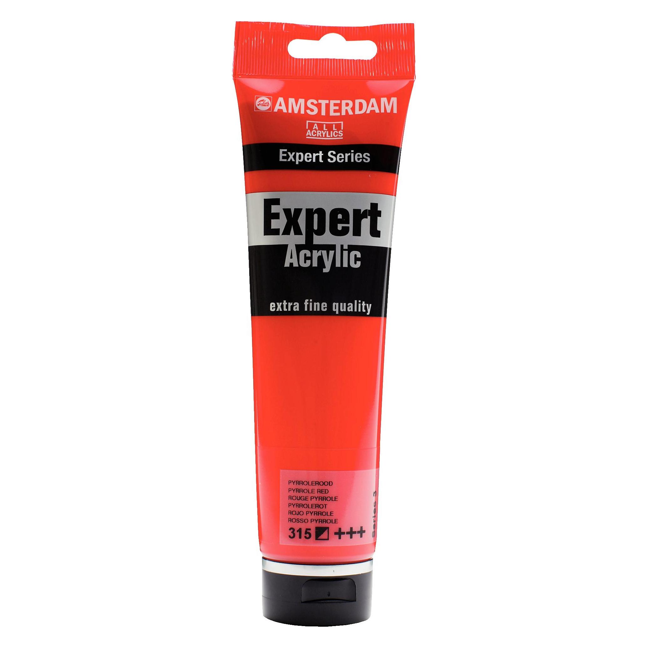 Amsterdam Expert Acrylfarbe Tube 150 ml Pyrrolrot 315 (150 ml) (ROY-19153150)