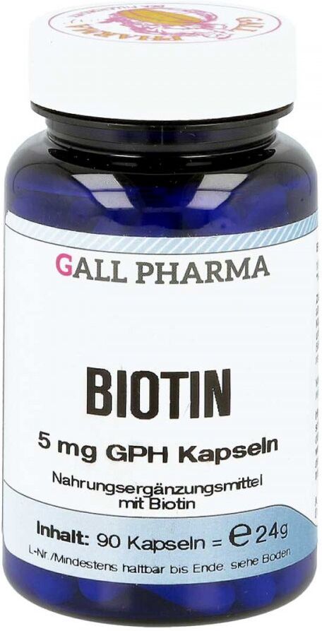 Biotin 5 mg Gph Kapseln 90stk