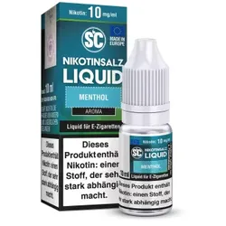 Menthol 10ml NicSalt Liquid by SC 10ml / 20mg