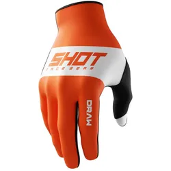 Shot, Motorradhandschuhe, DRAW SKY Handschuh orange 08 (Damen, Herren, S)