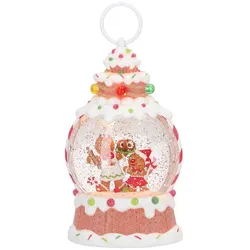 Christmas Lantern Water Spinning Gingerbread