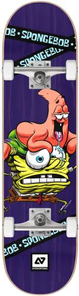 Skateboard Komplettboard Hydroponic X Spongebob Mates (8" - Lila)