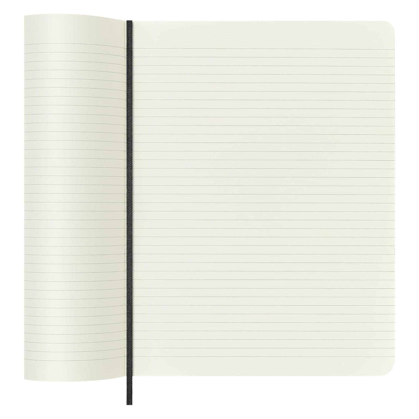 Moleskine Vegea Boa Notizbuch, XL, liniert, weicher Einband, schwarz (Liniert, Weicher Einband) (QP621VBOABOX)