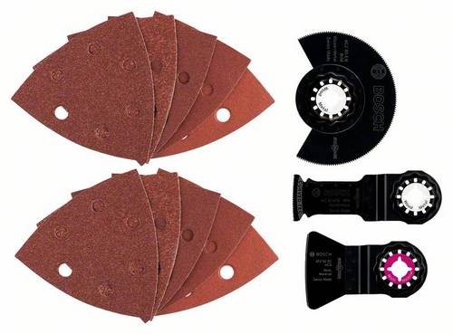Bosch Accessories 2609256977 Starlock-Set Universal, 13-teilig, für Multi-Cutter, Wood and Metal 1St.