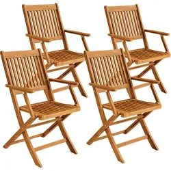 Gartenstuhl Sydney 4er-Set Akazie FSC®-zertifiziert