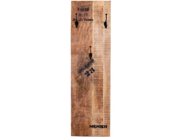 Garderobenpaneel Rusc natur Holz B 35 T 3 H 110 cm - Garderobenpaneel
