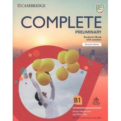 Complete Preliminary Student's Book with Answers with Online Practice, Taschenbuch von Peter May,Emma Heyderman, Cambridge University Press,