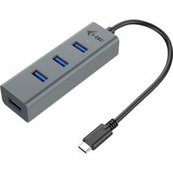 i-tec C31HUBMETAL403 USB-Hub 4 Port USB-A USB 3.2 Gen1 5 GBit/s Grau I-TEC USB C Metal HUB 4 Port passive
