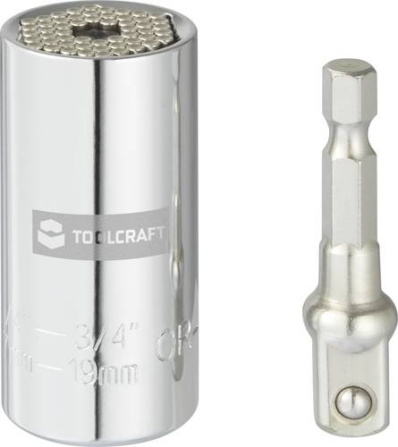 TOOLCRAFT Steckschlüssel-Bit-Einsatz 1/4" (6.3 mm), 3/4" TO-7273935