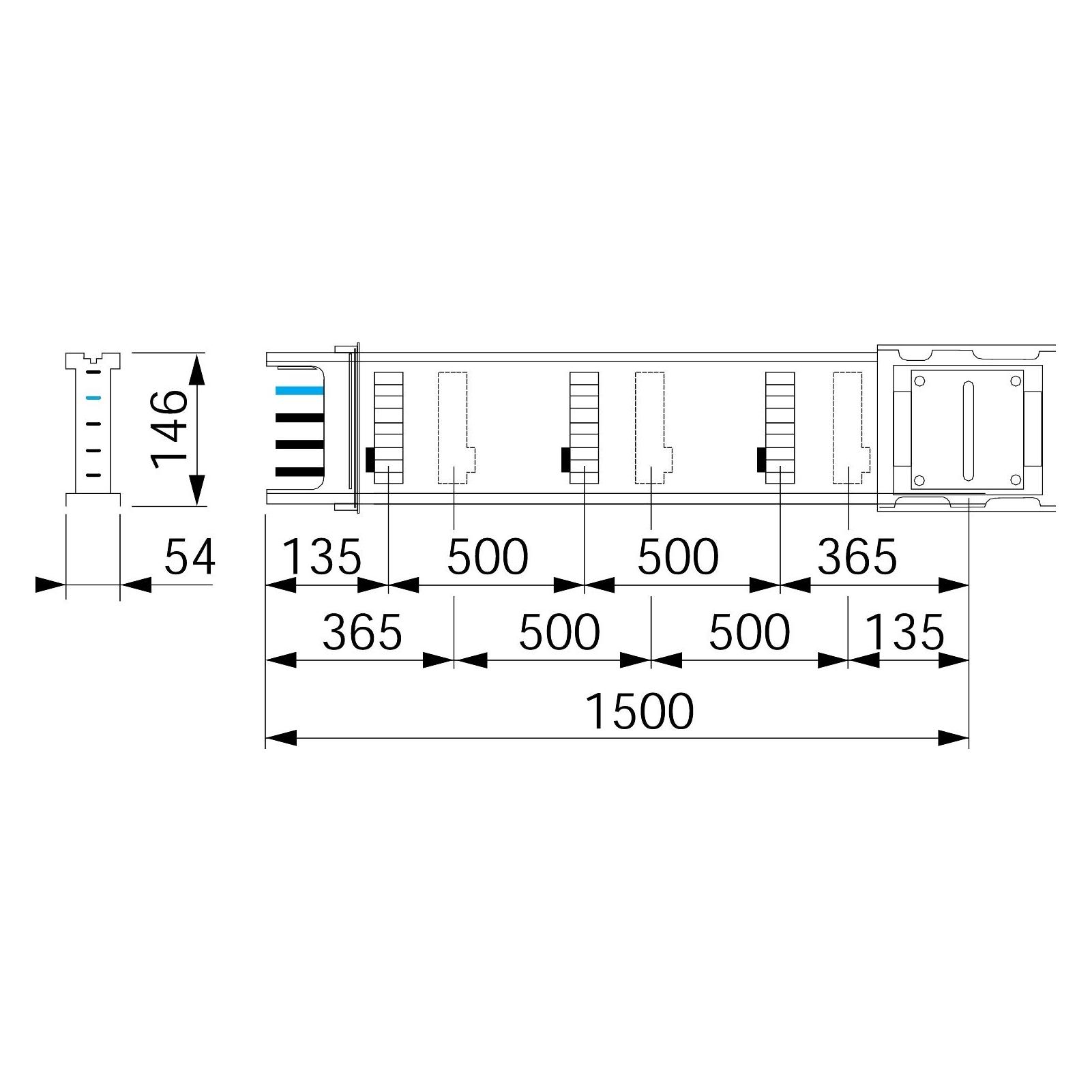 Schneider Electric Schienenkasten KSA250ED4156 (KSA250ED4156)