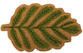 IH Casa Decor Leaf Shape Coir Door Mat