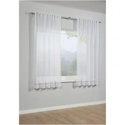 Sehlbach, Vorhang, Fertiggardine Voile mit Beschwerungstasche (245 x 300 cm)