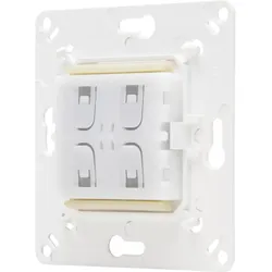 Kopp 867001011 Blue-control energieautarkes Bluetooth-Wandschaltermodul mit Montagerahmen